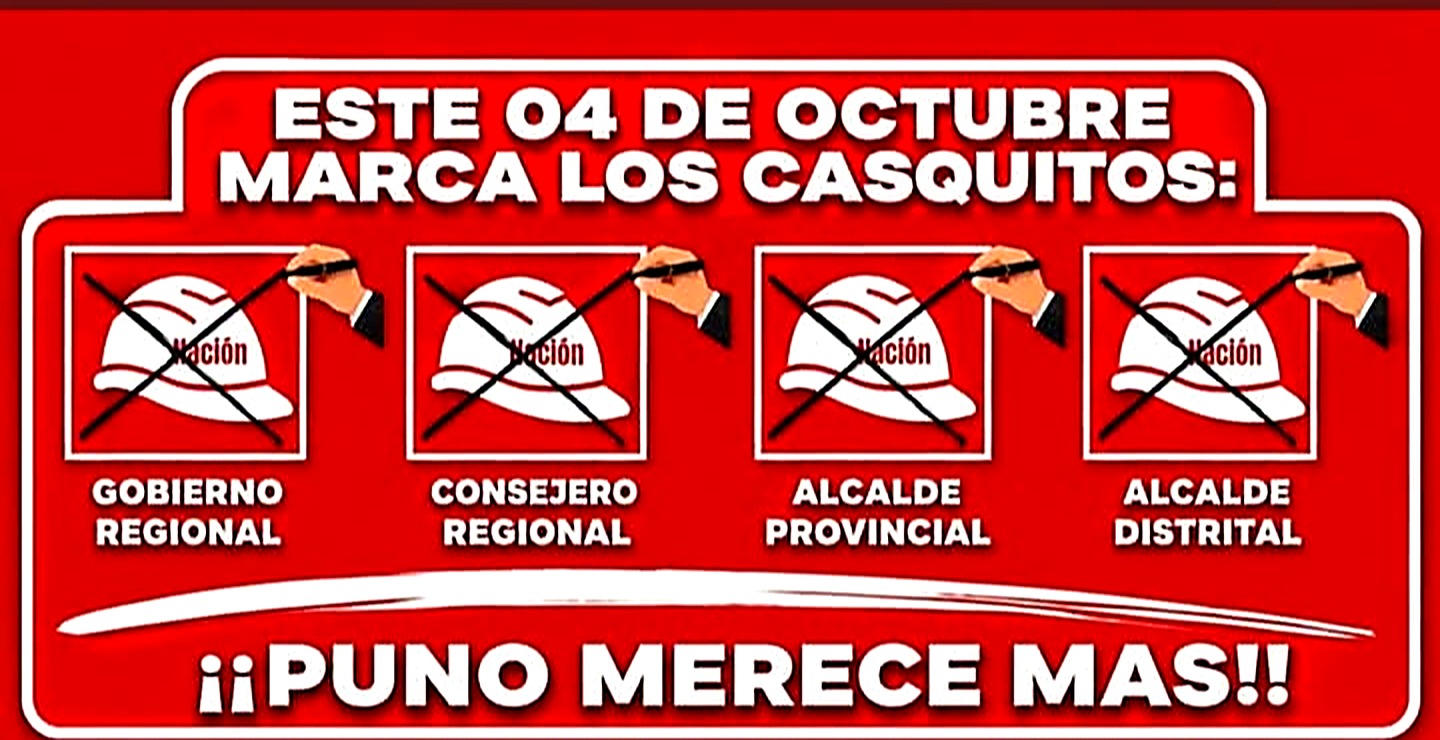 Este 04 de octubre marca los casquitos: ¡¡Puno merece más!!