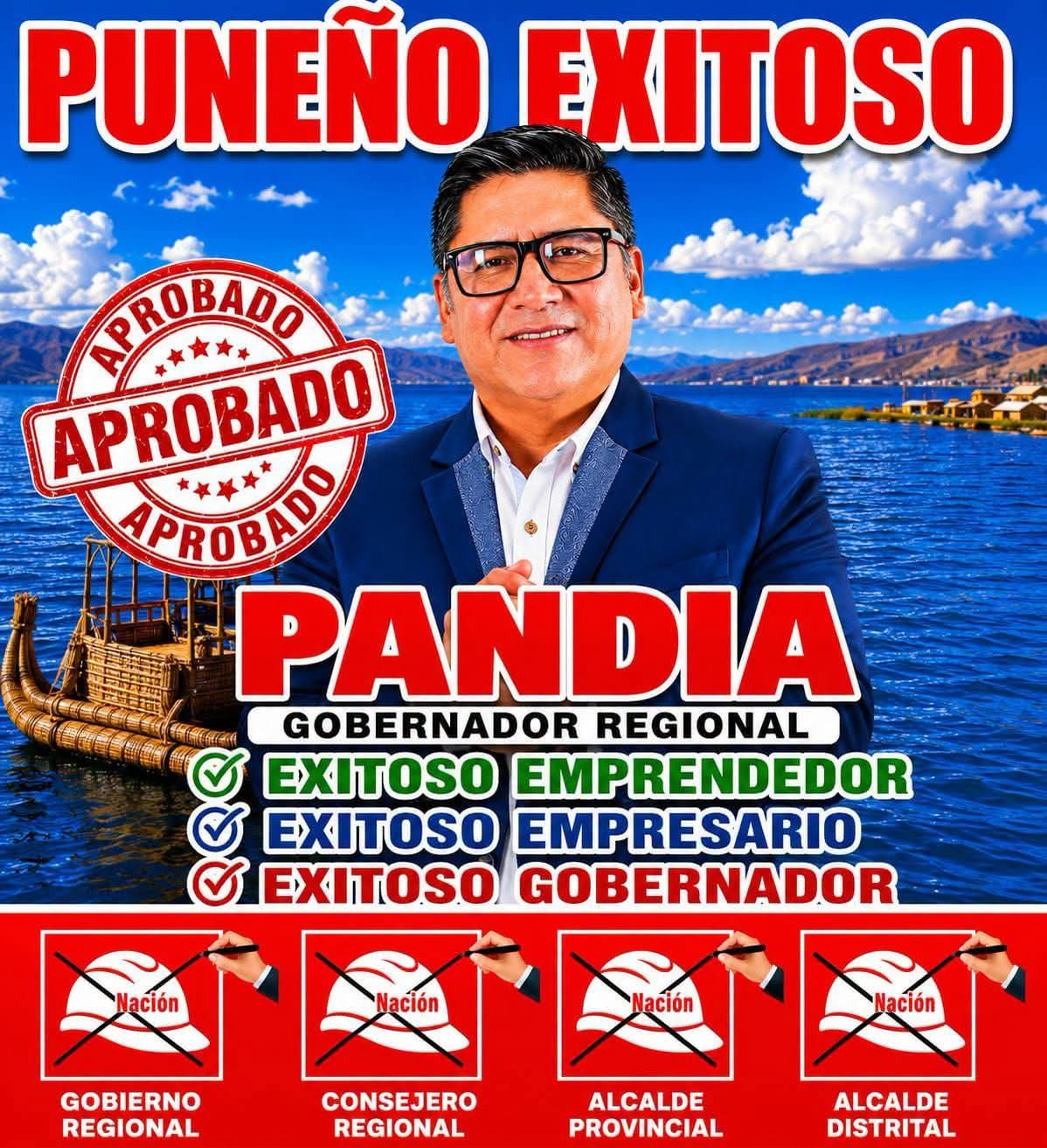 Eduardo Quispe Pandia, candidato al Gobierno Regional de Puno por Ahora Nación